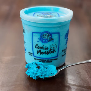 Cookie Monster (Click to select size)  Hand Crafted Small Batch Ice Cream  & Gelato