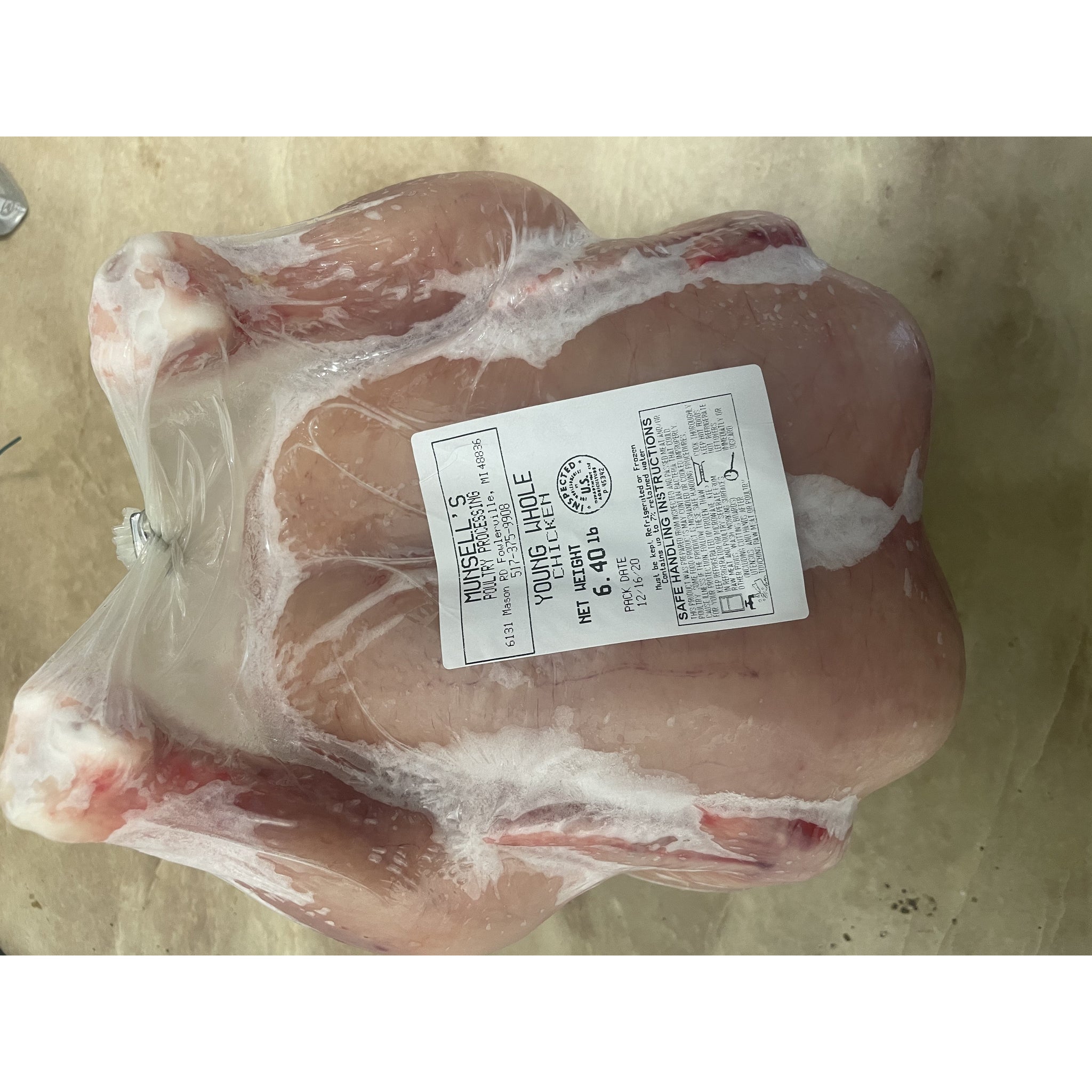 FRESH WHOLE CHICKEN – Halteman Family Meats